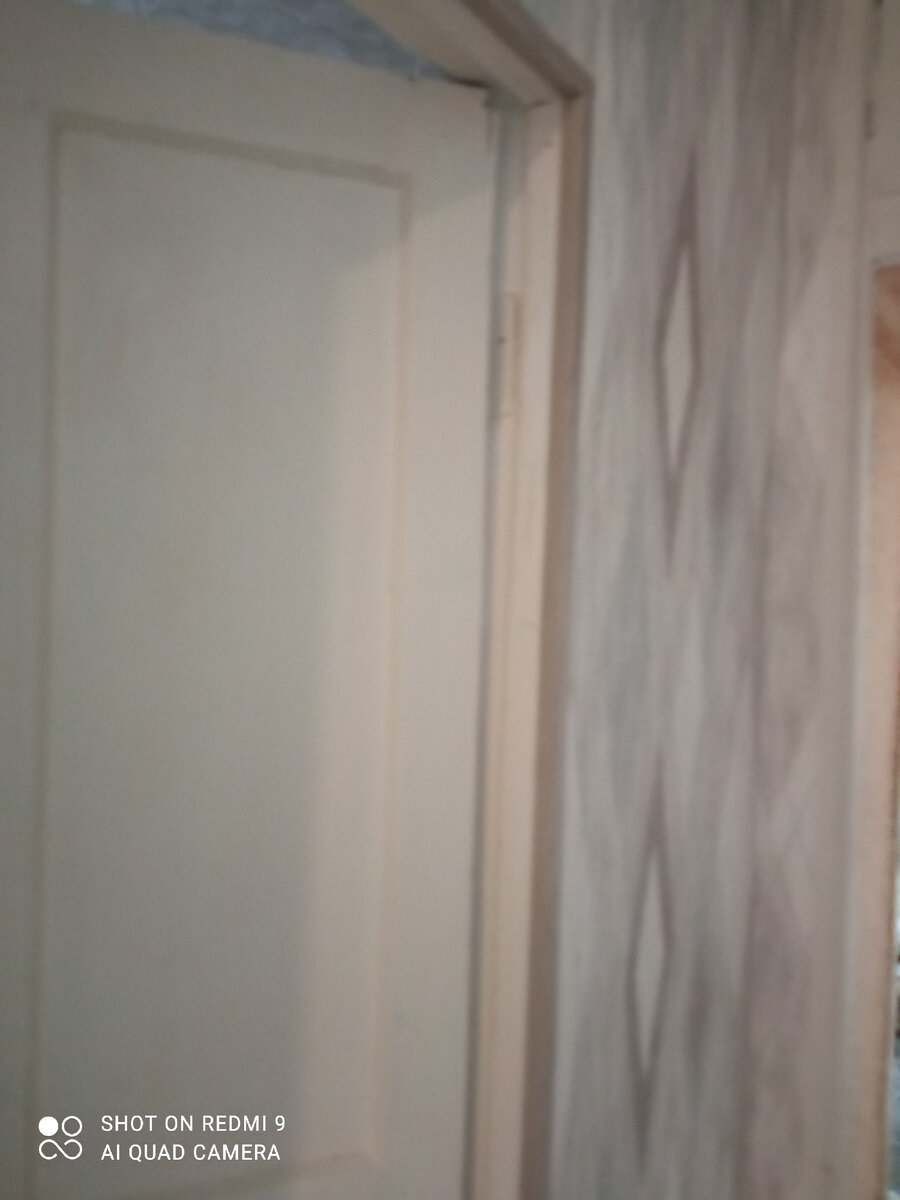 В комнате двери не меняли,  зачистила старые шлифмашинкой и покрасила. 