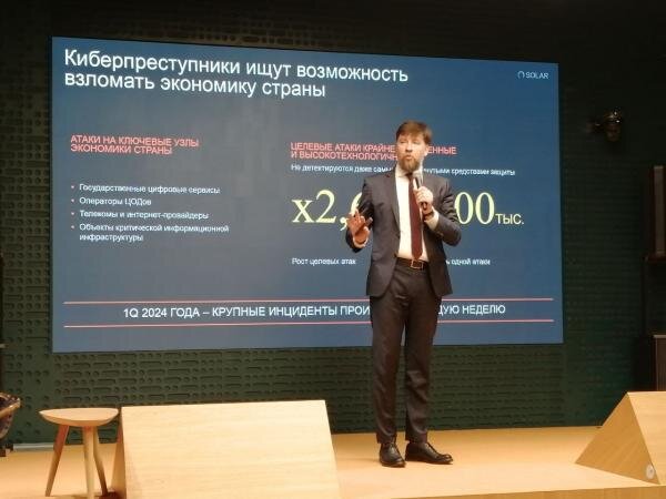 На фо­то: ге­нераль­ный ди­рек­тор ГК "Со­лар" Игорь Ля­пунов