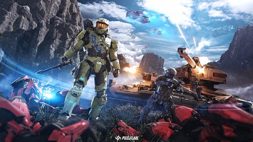 ИГРОФИЛЬМ Halo Infinite (все катсцены, на русском) прохождение без комментариев