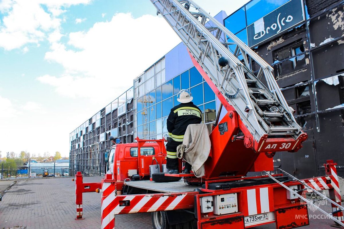    В Иванове потушили условный пожар в районе «Евролэнда»