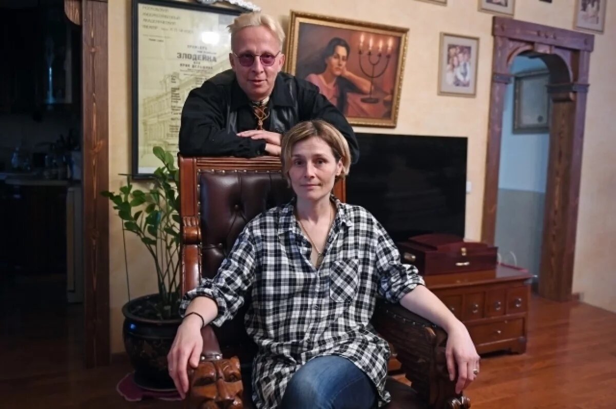    Иван Охлобыстин и его супруга Оксана Арбузова.