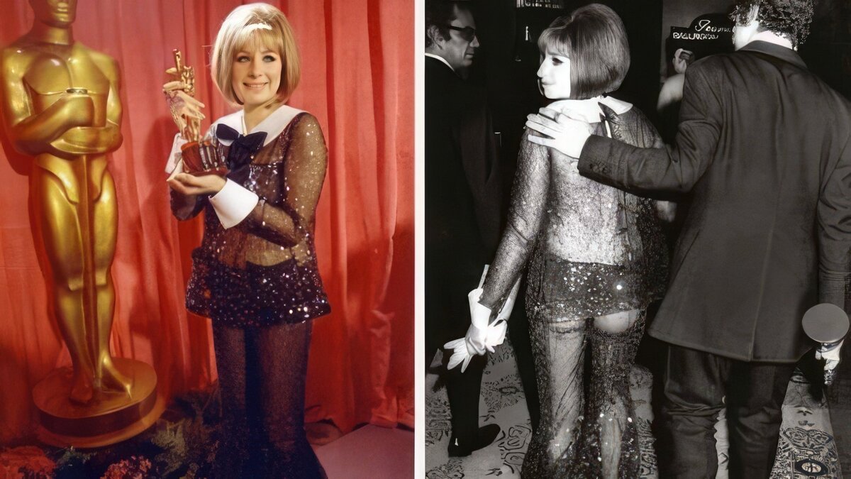  «Оскар-1969»: Барбара Стрейзанд и ее откровенный наряд
