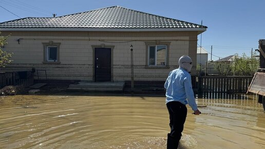 В кубанском хуторе большая вода едва не смыла жилой дом ВИДЕО