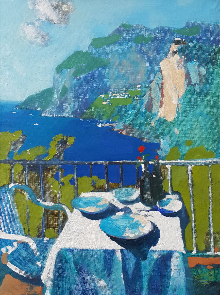 Картина "Terrazza Brunella.Capri"