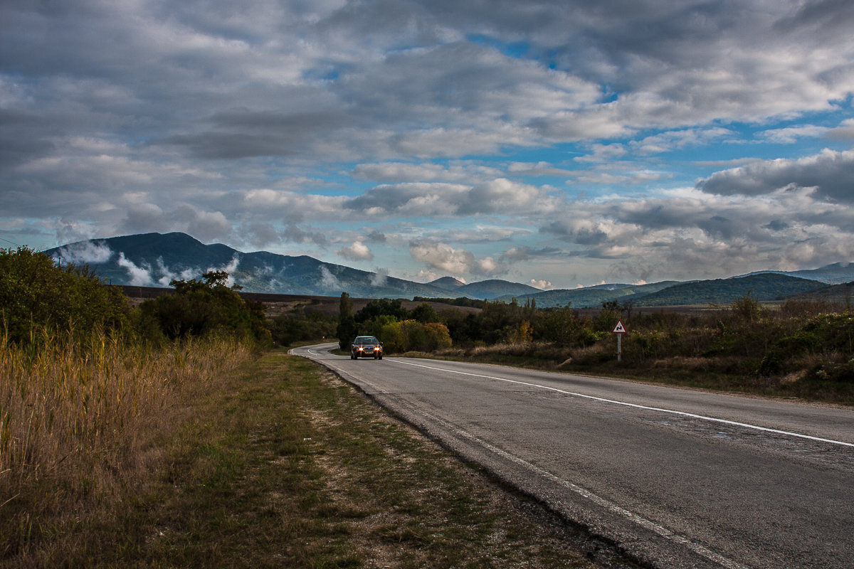Дорога в Старый Крым.