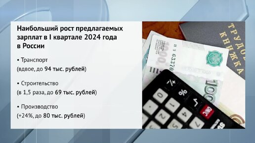 Гражданам России стали предлагать более высокие зарплаты