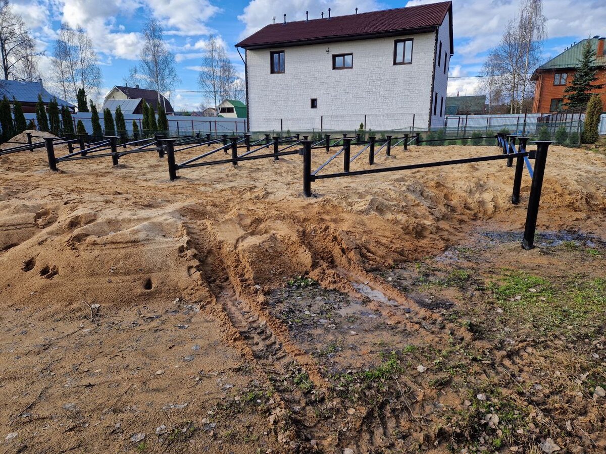 Возвели фундамент для каркасника на насыпном грунте | Королёвский Завод  Свай | Дзен