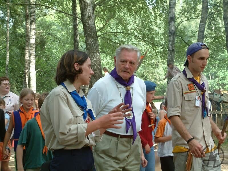 Валдас Адамкус и скауты