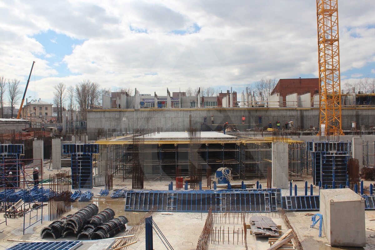 Фотография процесса строительства Заневский Каскад