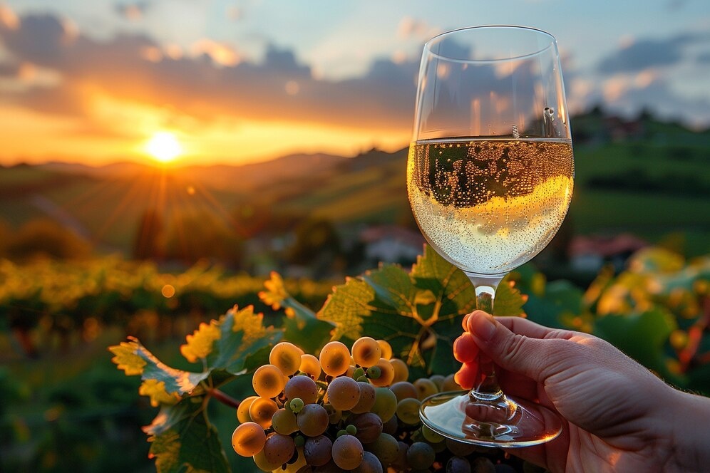 Источник: https://img.freepik.com/free-photo/glass-wine-with-stunning-view-vineyard-sunset_23-2151514984.jpg?t=st=1741887030~exp=1741890630~hmac=234d802fc9e829c3b9d9f81f00c1ef98c221a5e92db20c8153983c82f36c36bb&w=996