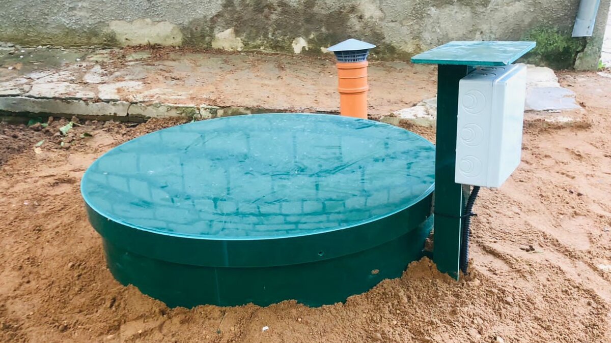 Установленный септик