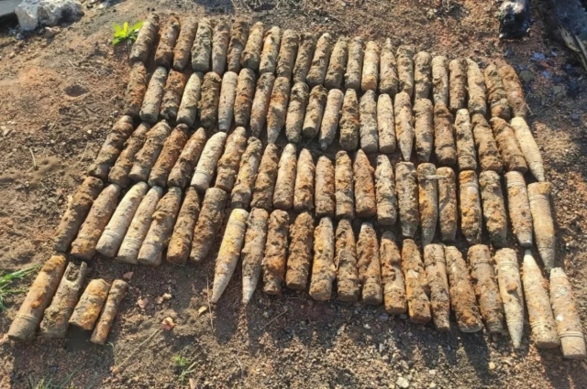    Уничтожили еще 94 снаряда, найденные на стройплощадке в Краснодаре