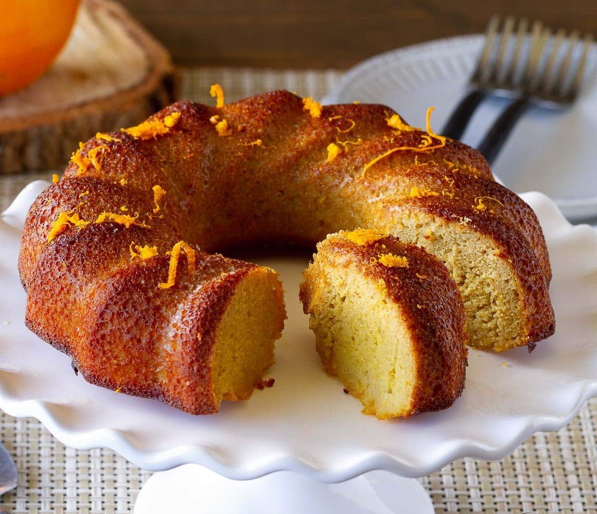 Апельсиновый пирог на кокосовой муке.