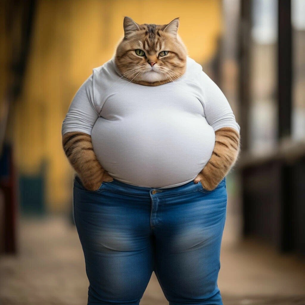 Котик Вася отмечал все праздники