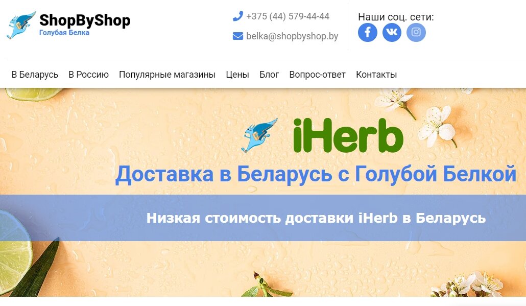Официальный сайт shopbyshop.by