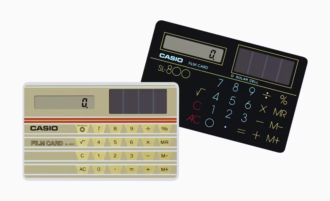 Сразу после CA-500WE дизайнеры CASIO представили винтажные модели A168WEHA-9A и A168WEHB-1A, отдавая дань уважения одному из своих знаменитых калькуляторов, SL-800.-2