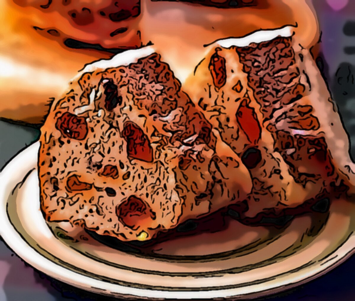 Английский кекс с цукатами