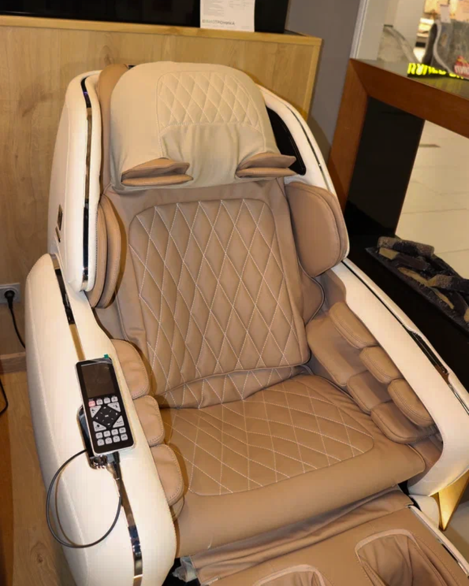 Воздушно-компрессионные подушки в массажном кресле