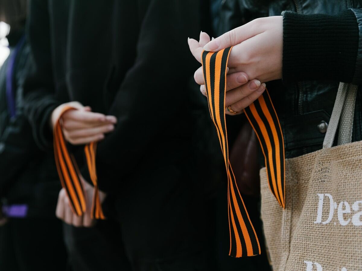    Старт акции "Георгиевская ленточка" в России© РИА Новости / Варвара Гертье