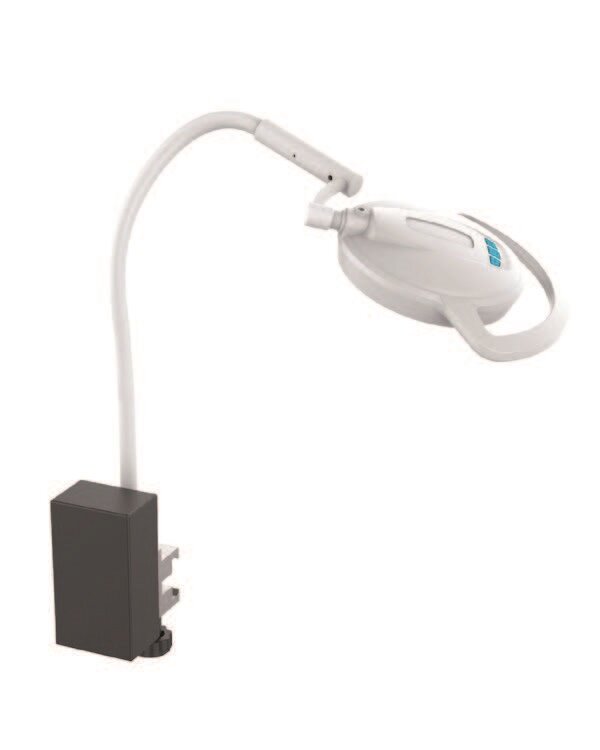 Светильник навесной используется как дополнительный источник света на настенных медицинских консолях