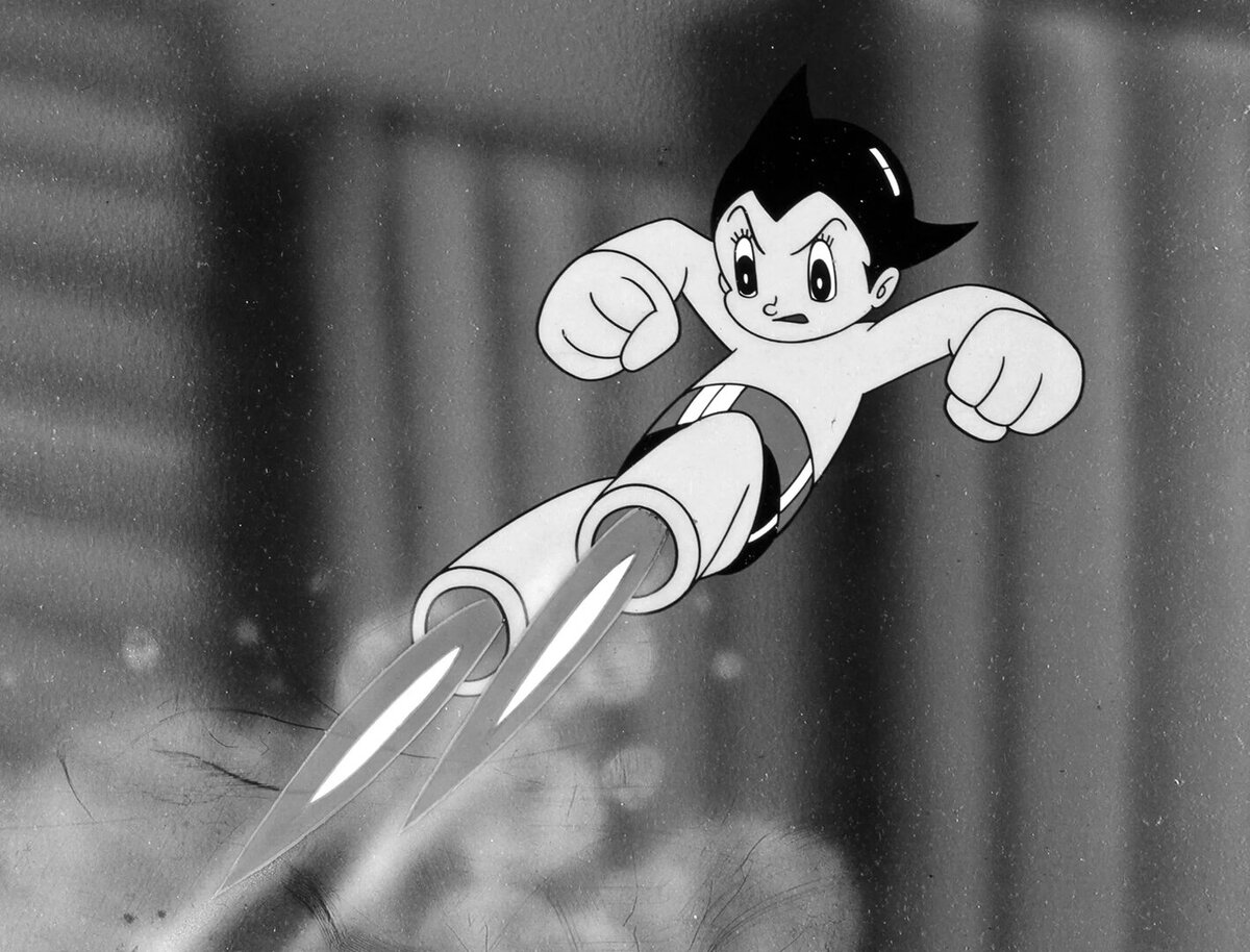 Кадр из аниме-сериала "Astro Boy"