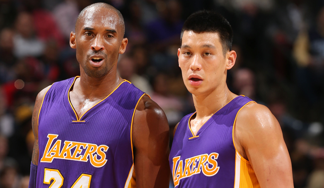     Коби Брайант и Джереми Лин в «Лейкерс»