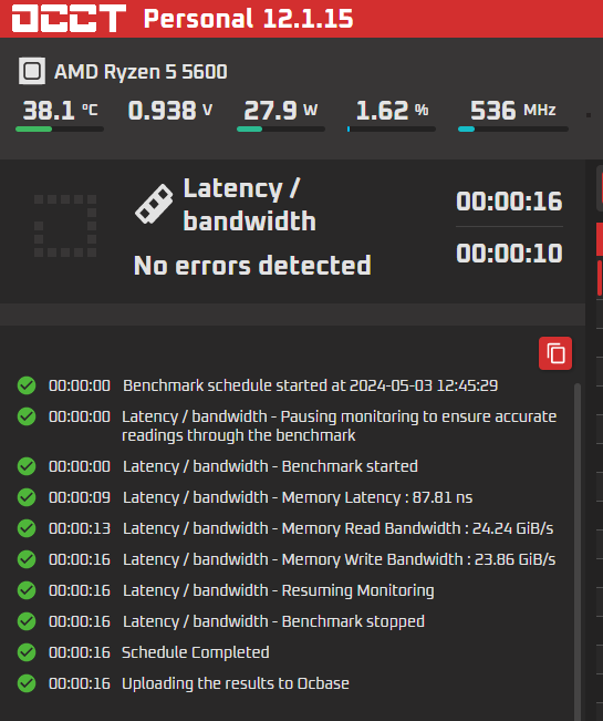 Скачать тест OCCT v13 Малый ЦП теперь называется ЦП, а средний и большой переименованы в ЦП+ОЗУ. То же количество опций, представленных по-разному. Этот шаг был необходим из-за комбинированного теста.-11