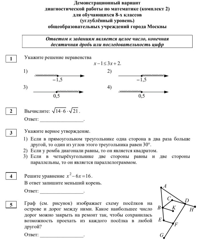 Мцко по алгебре 8 класс 2024