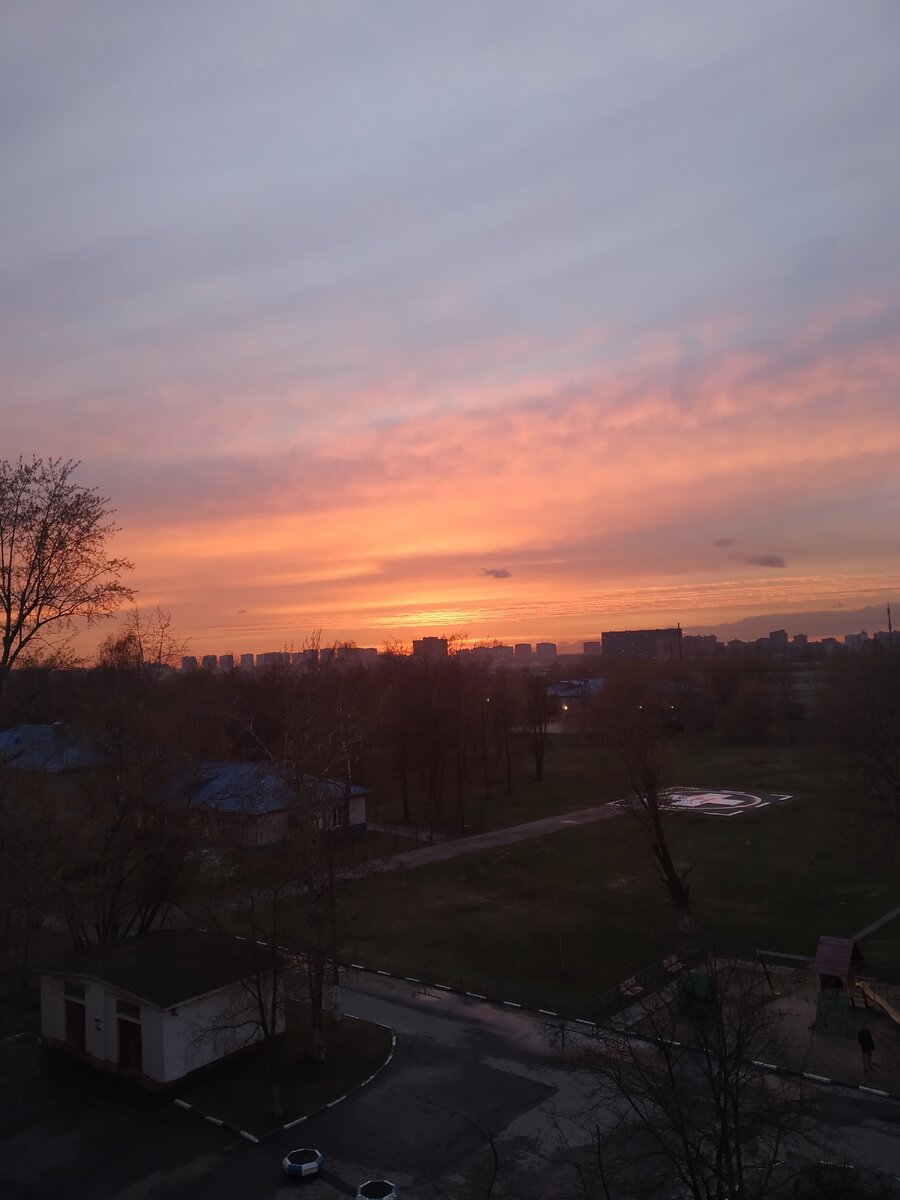 Закат,жаль что в больнице)