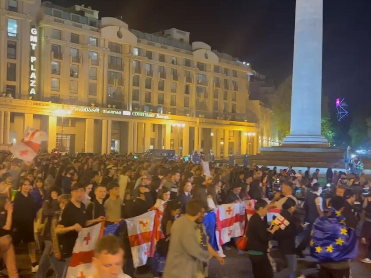    Митинг в Тбилиси против закона об иноагентах© РИА Новости