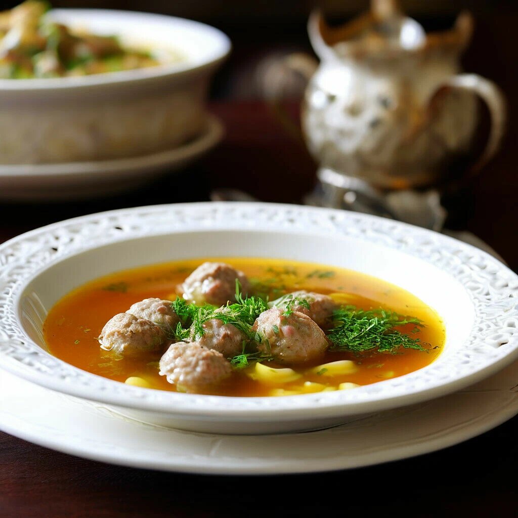Суп с фрикадельками - рецепт на канале Вкусно Просто Быстро
