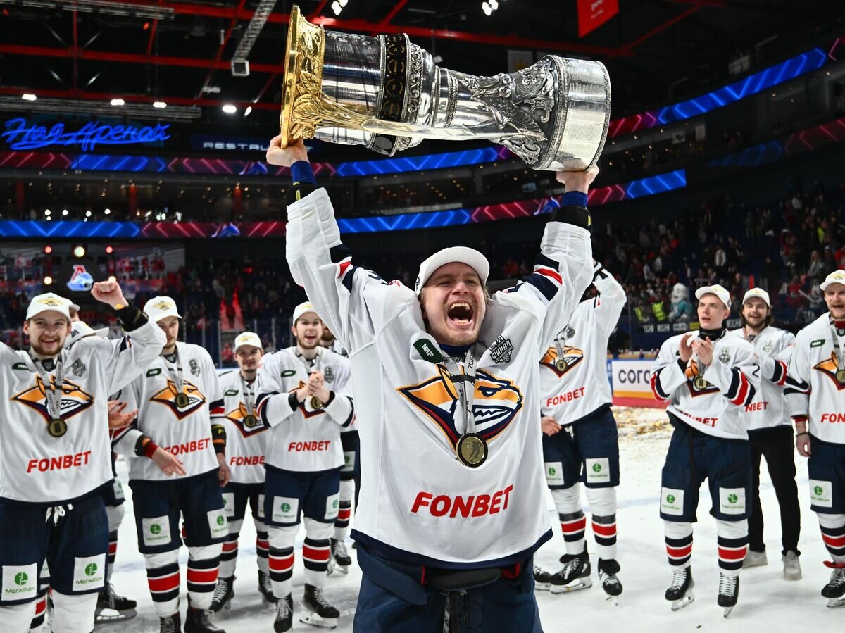    ХК "Металлург" выиграл Кубок Гагарина© РИА Новости / Григорий Сысоев