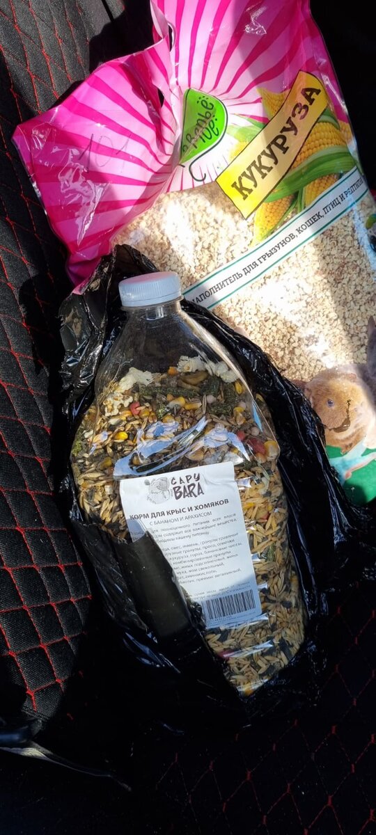 Спасибо большое Маргарите за корм для крысок. Они будут довольны!!!