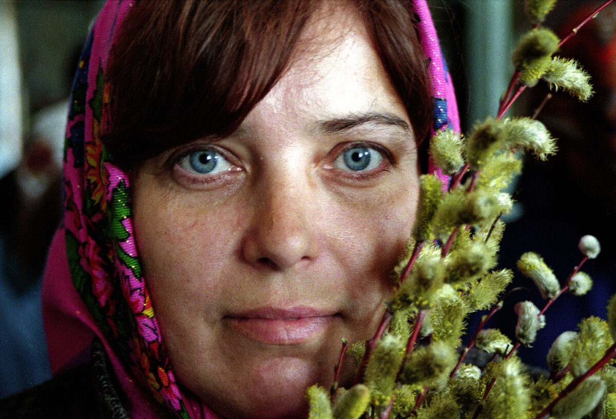 Вместо пальмовых ветвей у нас люди берут в церковь веточки вербы. Фото: Aleksandr Schemlyaev/Globallookpress.