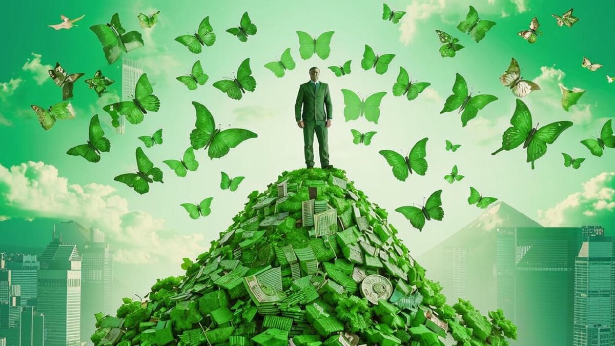 Kandinsky считает, что порхающие бабочки - символ перерождения и свободы