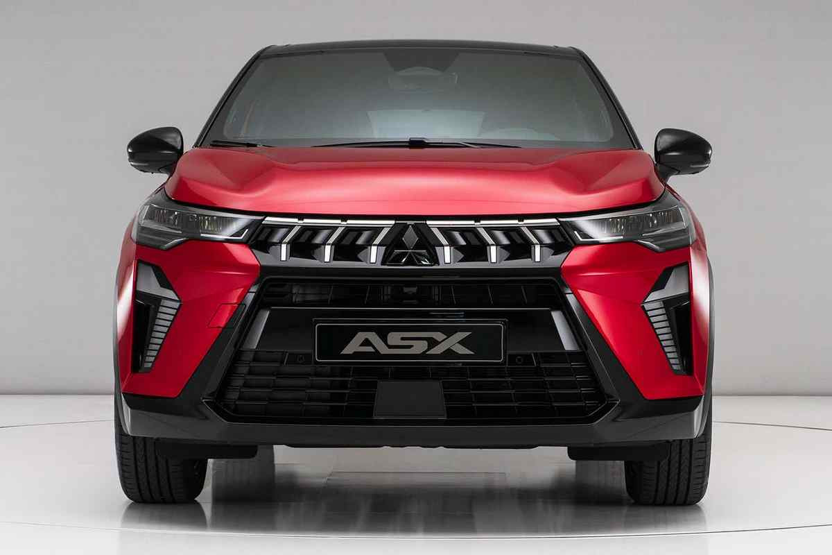 Передняя часть Mitsubishi ASX 2024 крупным планом