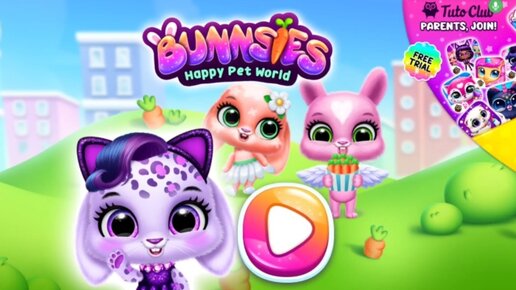 Мультфильм Игра для малышей Зайки Bunnsies 🔥🐞🎁 Идем за бриллиантами 👣