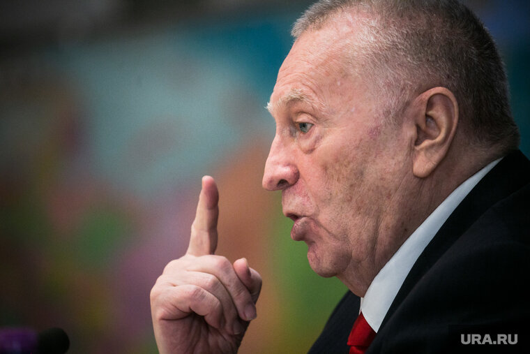 Жириновский в 2008 году пошутил, что будет участвовать в выборах президента даже будучи мертвым Фото: Владимир Андреев © URA.RU