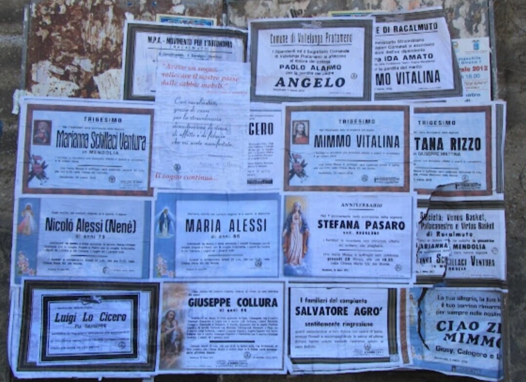 «Скорбная» доска объявлений