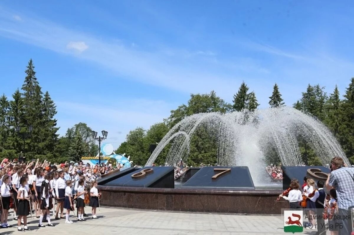    В Уфе 25 апреля заработают шесть фонтанов