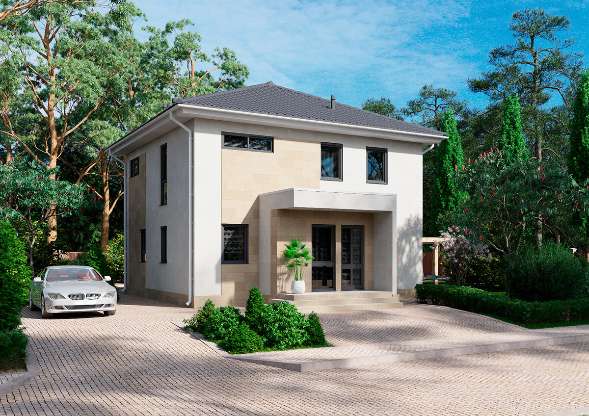 Проект двухэтажного дома «Магдебург 164»