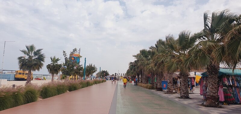 Пляж и дорожка