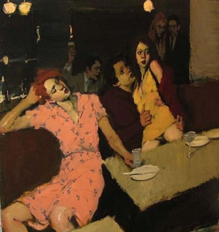 современный американский художник Малкольм Липке (Malcolm Liepke, р.  1953)