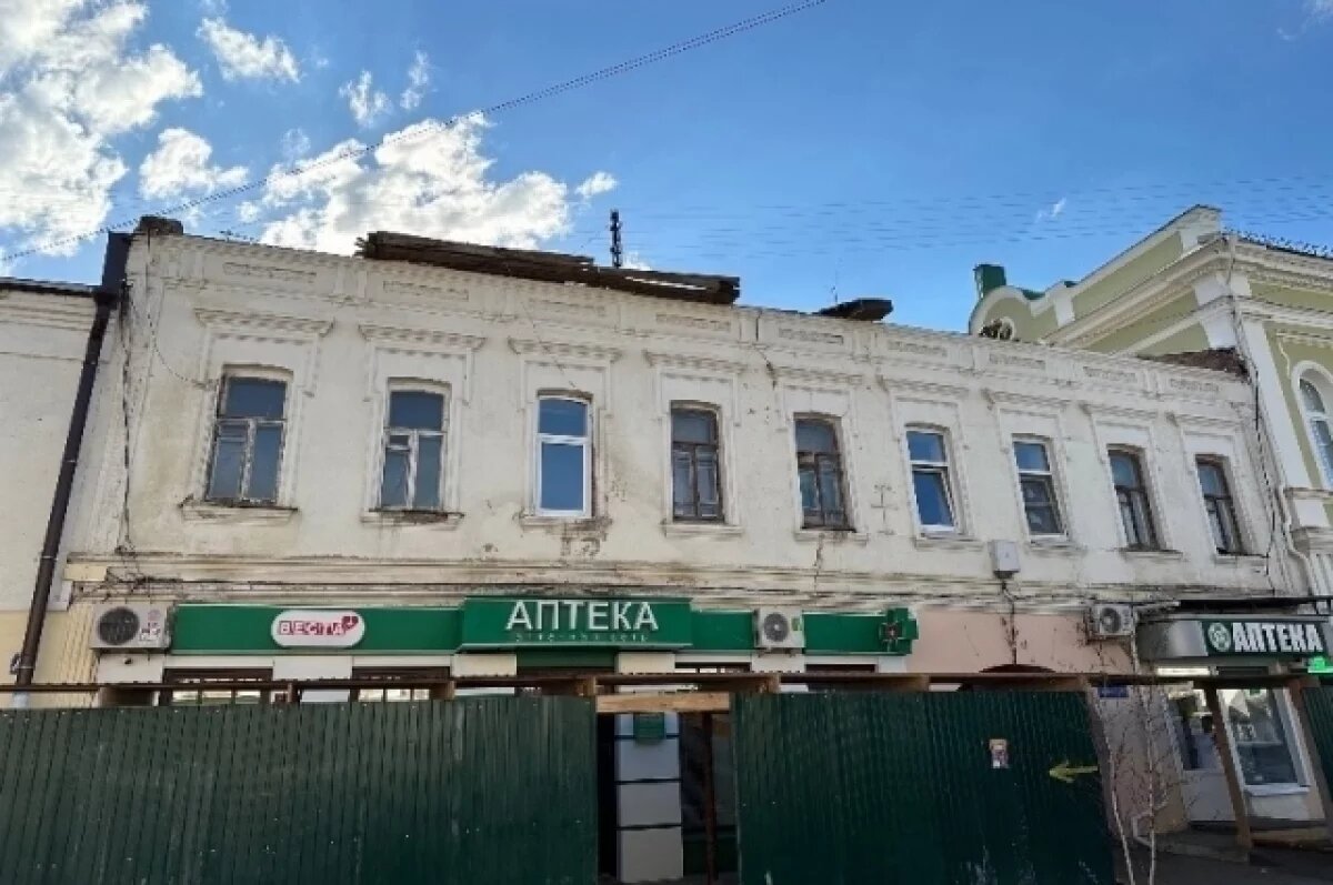    В Тамбове начали ремонтировать дом-памятник братьев Алексеевых