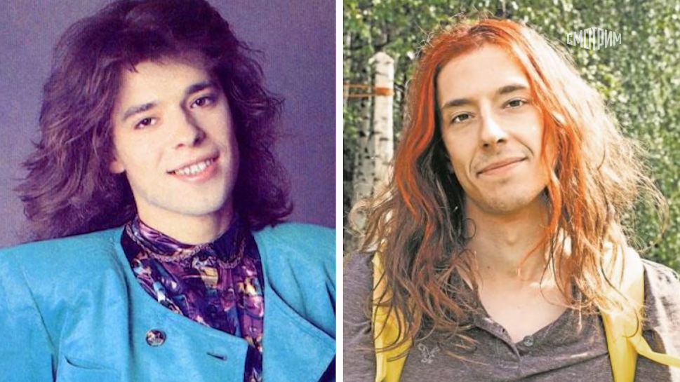 Белоусовы. Женя и его сын Роман. 