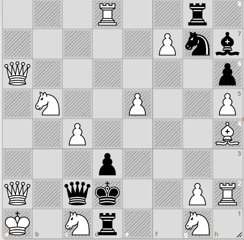 1. Мат в 1 ход, ход белых