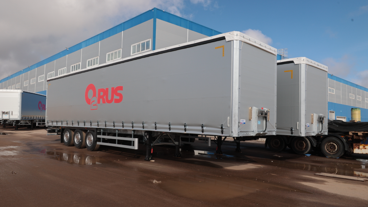 Полуприцеп Sotrans Wallaroo произведённый по заказу компании O2RUS