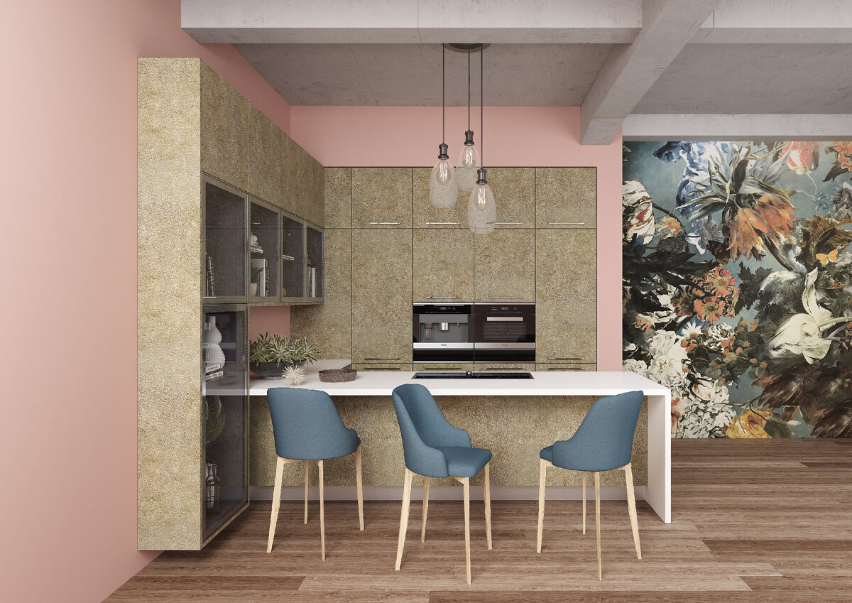 Проект кухни АРМА от "Кухни MIXX"