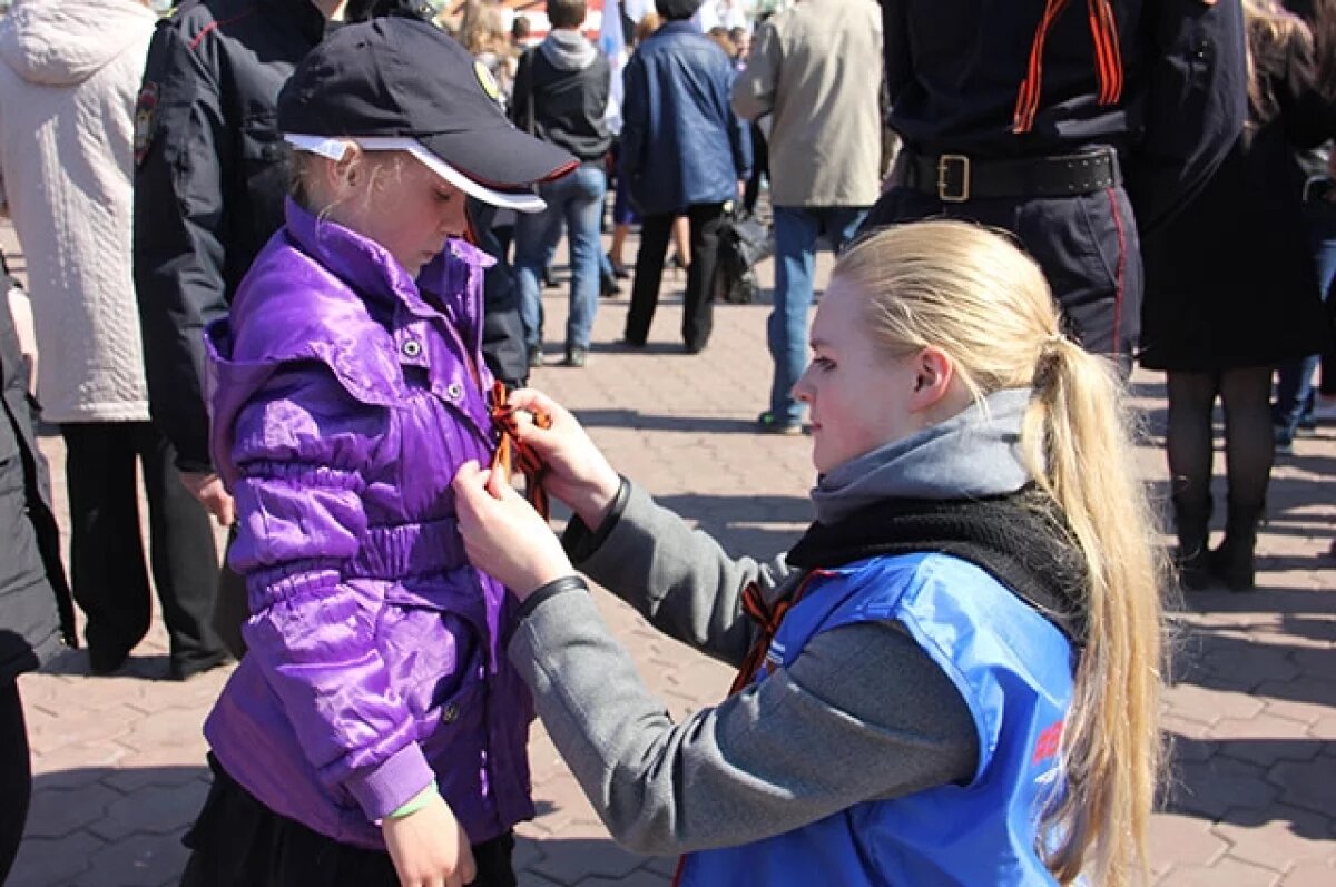    В Петрозаводске стартовала акция «Георгиевская ленточка»