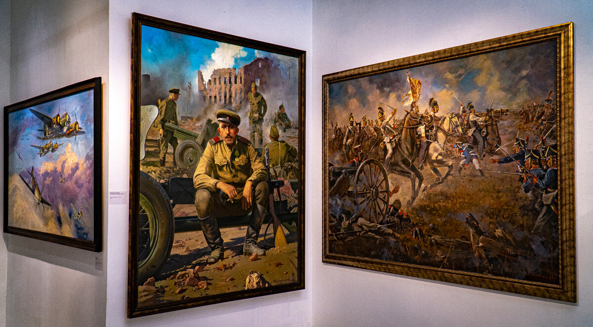 На полях арт-объекта "В зеркале войны". Фото Александра Беланова.